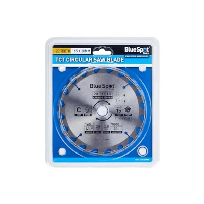 Image of Blue Spot Tools 165mm x 20mm Circular Saw Blade (20 Teeth)