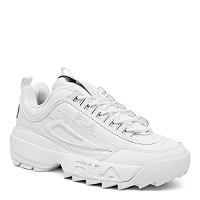 Image of Fila Disruptor II, Men&#039;s Sneaker, White/White/White, 7 UK (41 EU)