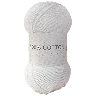 Image of Cygnet 100% Cotton Knitting Yarn (White 2080)