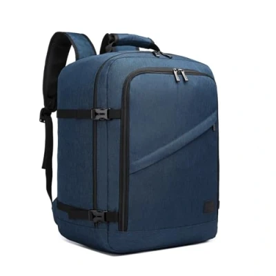 Image of Kono Cabin Bags 44x33x20 Underseat for Easyjet，Medium Carry On Travel Backpack 30L Size Rucksack Hand Luggage Bag Navy