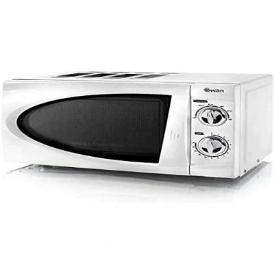 Image of Swan 800W Manual Microwave White (Inc LED light)