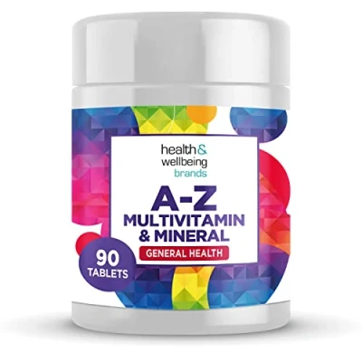 Image of A Z Multivitamin and Minerals Tablets, Vitamins for Men&#039;s Women&#039;s, 23 High Strength Including Iron, Zinc Vitamin C More (90)