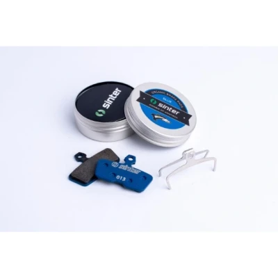 Image of Sinter Disc Brake Pads 013 Avid SRAM Blue S530 Single Pair Metal Can Carded 2022: One Size