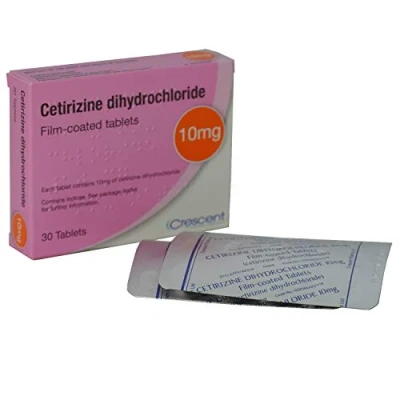Image of 10mg Cetirizine Dihydrochloride, One a Day Hay Fever and Allergy Relief Tablets