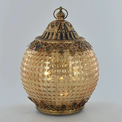 Image of LED Lantern Gold Battery Powered