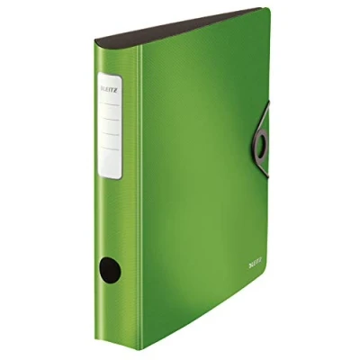 Image of Leitz 100 Quality Folder 180 Active Solid Slim Light Green