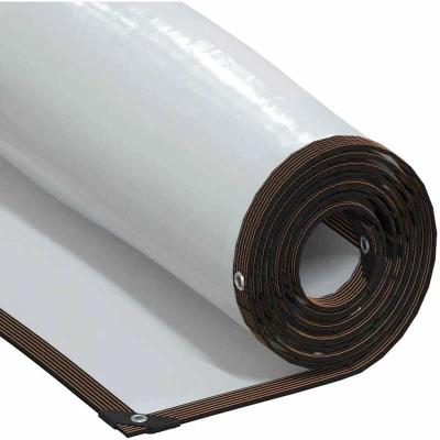 Image of vidaXL Clear Tarpaulin with Eyelets 3x6 m Polyethylene