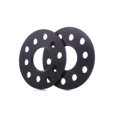 Image of H&amp;R B1055571 DR System Wheel Spacer Set 10mm per axle Pattern 5x112 Hub 57,1mm Bolt Size M14x1,5 Audi/Bentley/Ford/Seat/Skoda/Volkswagen Black