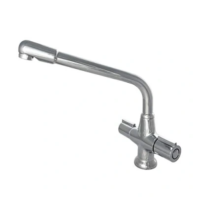 Image of CDA TC20 Standard Quarter Turn Monobloc kitchen tap in Chrome