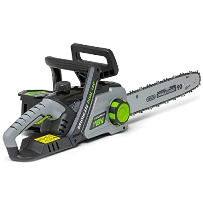 Image of Murray IQ18DCS Dual 18V (36V) Lithium Ion 35cm Cordless Chainsaw, Powered by Briggs &amp; Stratton, Body Only, 36V 1200W Brushless motor, 5 Years Warranty, 1697264