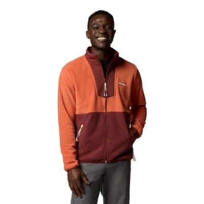 Image of Columbia Men&#039;s Sequoia Grove Full Zip Fleece, Fleece Jacket, Tuscan/Spice, XL