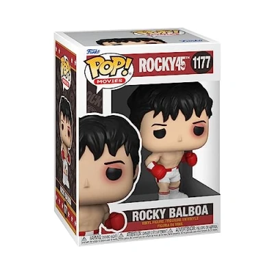 Image of Funko Pop! Movies: Rocky 45th Balboa Amazon Exclusive Collectable Vinyl Figure Gift Idea Official Merchandise Toys for Kids &amp; Adults Movies Fans Model Collectors