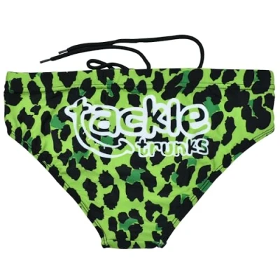 Image of Optimum Neon Leopard Tackle Trunks, Size 36