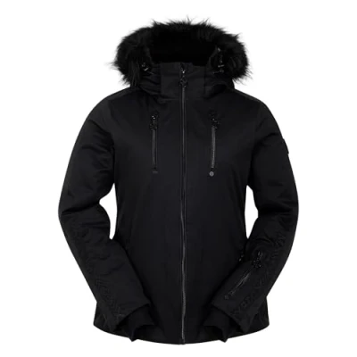 Image of Dare 2b Women&#039;s Breathable Frenzied Ski Jacket Black, Size: 14