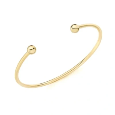 Image of Carissima Gold Women&#039;s 9 ct Yellow Torque Bangle