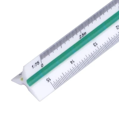 Image of Scale Ruler 12 Inch Architect 30cm Triangular Architectural Plastic Rule for Architects Students Draftsman Engineers