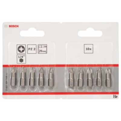 Image of Bosch 2607001559 Extra Hard Screwdriver Bit for Pozidriv Cross Head Screws