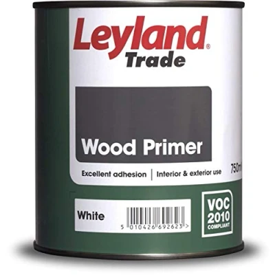 Image of Leyland Trade Wood Primer White 750ml