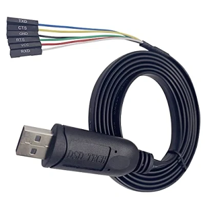 Image of DSD TECH SH U09G USB to TTL Serial Cable Built in FTDI FT232RL IC 1.8M/5.9FT