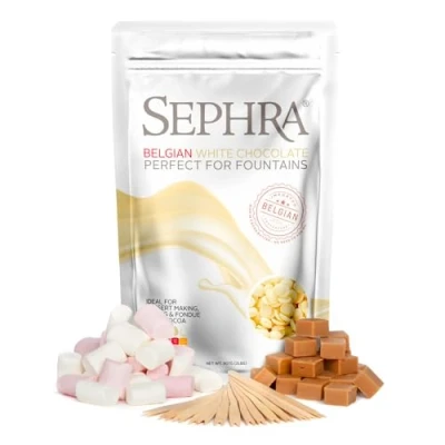 Image of Sephra Belgian Chocolate Fondue Packs (Fondue for 50, White Chocolate)