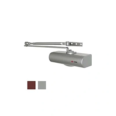 Image of CISA Smart Plus 2 1C141503097 Door Closer Without Stop Aluminium Colour