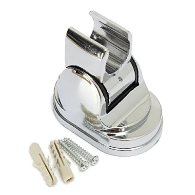 Image of Adjustable Bathroom Shower Head Bracket Wall Mount Mounted Holder ABS Chrome