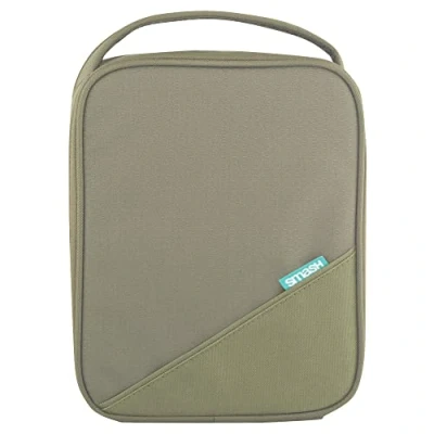 Image of Smash 20851 Basic Insulated Lunch Bag, Fabric, 4 liters, Khaki