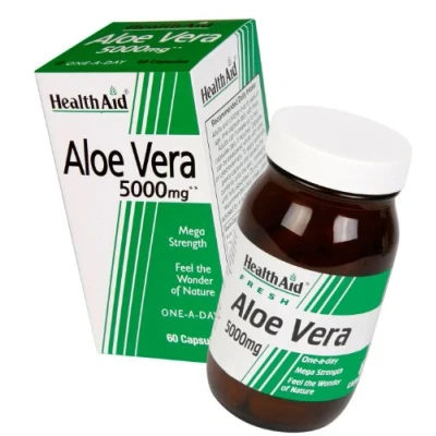 Image of HealthAid Aloe Vera 5000mg 60 Capsules