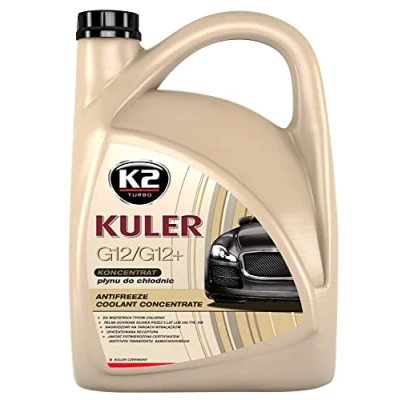 Image of K2 Radiator Antifreeze Concentrate, Long Life, Colour Red, up to 35 C, Coolant, Antifreeze, Suitable for All Car Brands, 5 L Concentrate Makes 10 Ready Use Mixture
