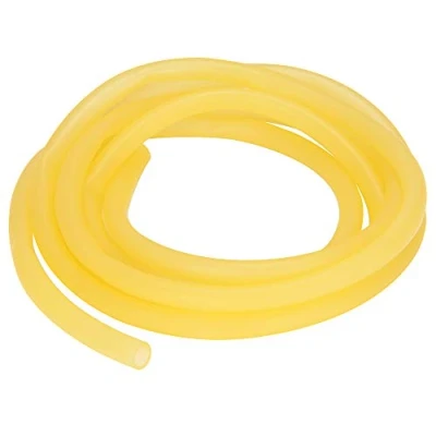 Image of stonylab Rubber Tubing, Pure Latex Amber Tubing Natural Tube with 14 mm OD 10 ID Highly Elastic and Strong, 3 Meter
