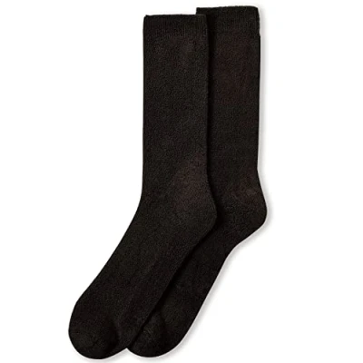 Image of Damart Women&#039;s CHAUSSETTES BOUCLETTE THERMOLACTYL 64277 Socks, Black, 5 7