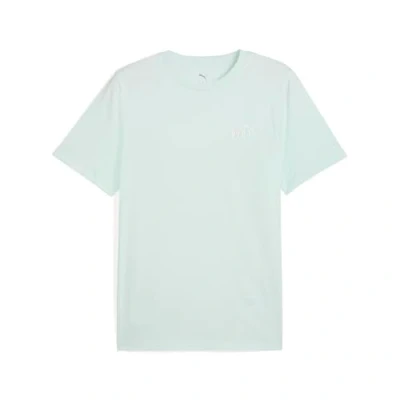 Image of Puma Small LOGO TEE Basic Tshirt, Men&#039;s, Size: Medium, Peaceful blue