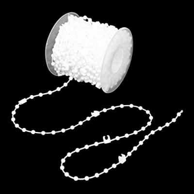 Image of Vertical Blind Bottom Chain for 3.5 Inch/ 89 mm Slats 20 Meter Free Cord Connector (20 + 2 Connectors)