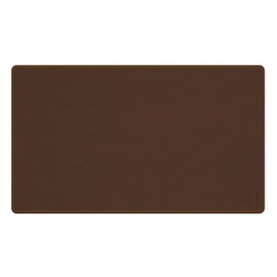 Image of RHODIA 194266C Bronze Soft Desk Pad Size M (80x40 cm) Italian Faux Leather Orange Saddle Stitching Rhodiarama Home Office Collection Organization &amp; Designer Storage
