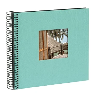 Image of goldbuch Spiral Album, Aqua (Black Sides), 40 mm
