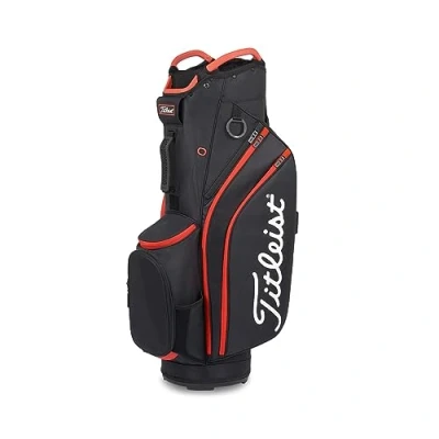 Image of Titleist Cart 14 Golf Bag, Black/Red, One Size