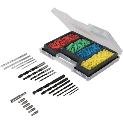 Image of Task Drill Bits &amp; Wall Plug Set 300pce