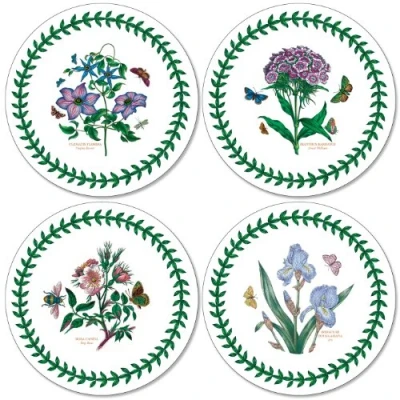 Image of Portmeirion Botanic Garden Round Coasters Set of 4
