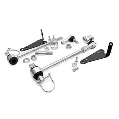 Image of Rough Country Front Sway Bar Disconnects for 1997 2006 Wrangler TJ 2.5&quot; 1129