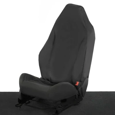 Image of UK Custom Covers To Fit Ford Fiesta ST Recaro MK8 (2018 Onwards) Single Seat Cover Tailored (Black) SC162BAD2