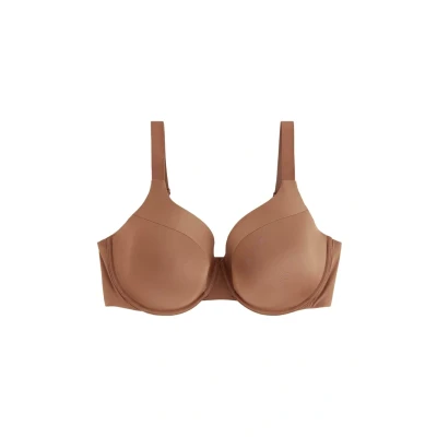 Image of Lindex Shiny Dahlia Tshirt bra, Women&#039;s, Size: 40B, Light brown