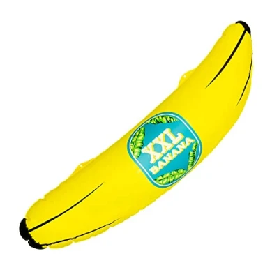 Image of Boland 52164 Inflatable XXL Banana Size 71 cm Decoration Pool Party Summer Festival Theme