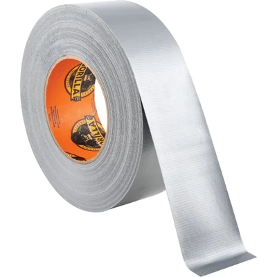 Image of Gorilla 3044900 Polymer Cloth Tape Silver 48mm x 32m