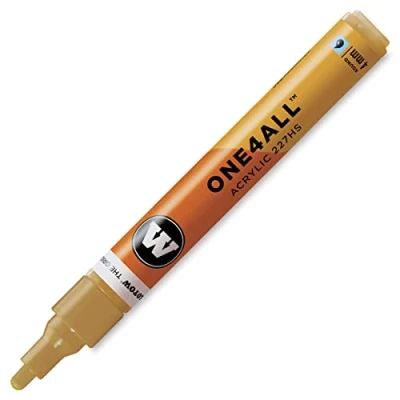 Image of Molotow 227 HS ONE4ALL Marker 4 mm Tip 9.0 ml Light Ochre Brown