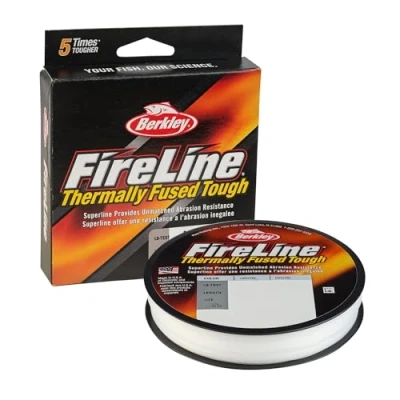 Image of Berkley FireLine® Superline, Crystal, 17lb 7.7kg, 300yd 274m Fishing Line, Suitable for Freshwater Environments
