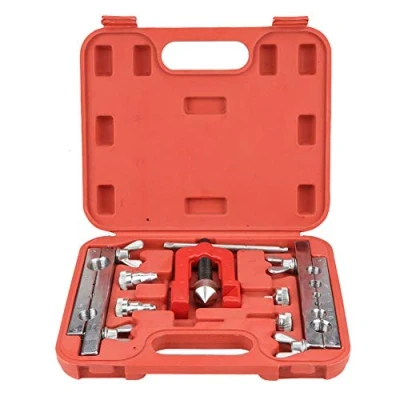 Image of Flaring Tool Metric + Akozon 3 16mm Manual Pipe Expander Copper Heads Tube Swaging Kit Brake Fuel Repair Flare Professional Set