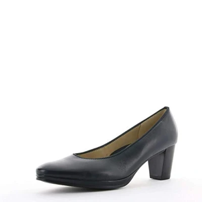 Image of ara Women&#039;s Knokke Closed Toe Pumps, Black, 3.5 UK