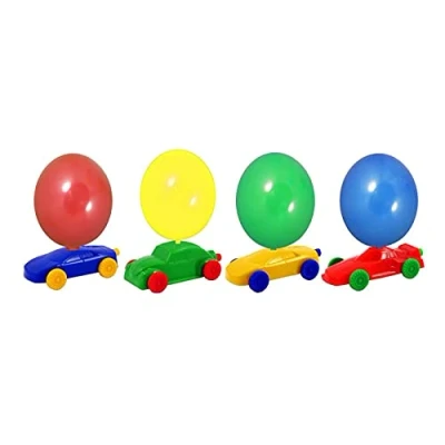 Image of HENBRANDT Balloon Race Car Party Loot Bag Filler Children&#039;s Toy/Game Prize/Stocking (20)