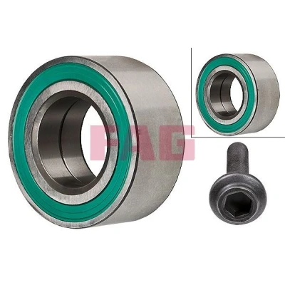 Image of 4A0407625A, 4A0407625AWB, 4D0407625E, 4D0407625EWB, 8E0598625 Wheel bearing kit FAG 713 6107 10 Photo corresponds to scope of supply 82mm