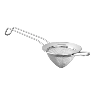 Image of Chabrias Fine Mesh Cocktail Strainer Small Sieve Stainless Steel 23 x 7.8 4.6cm Professional Bartending Tool (Stainless Steel)